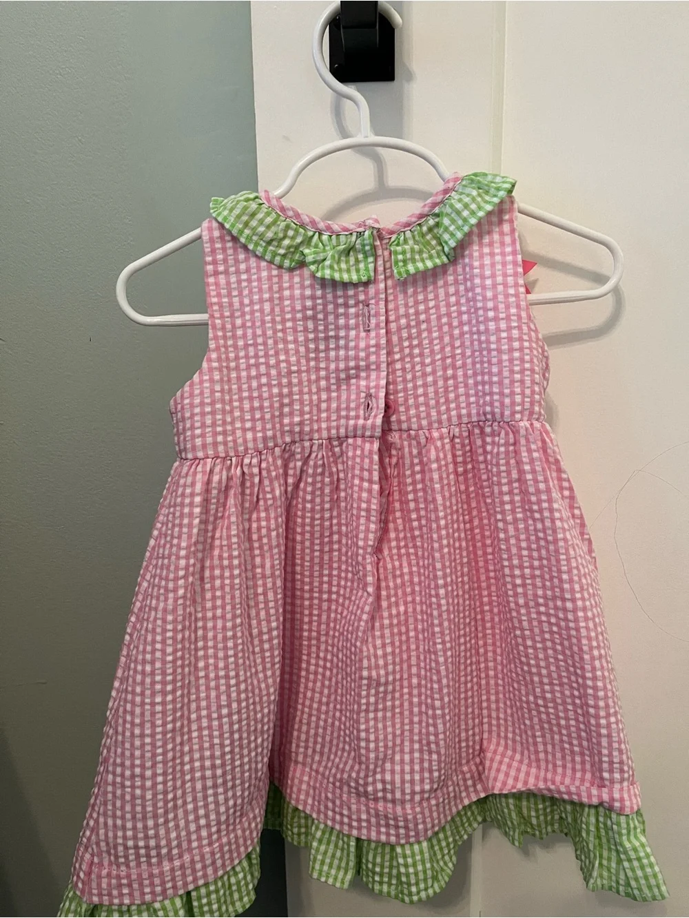 Gingham dress toddler